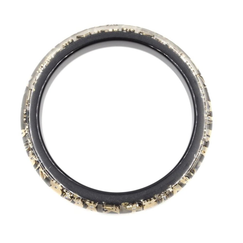 Louis Vuitton Clear Monogram logo Inclusion Bangle - Picture 10 of 10